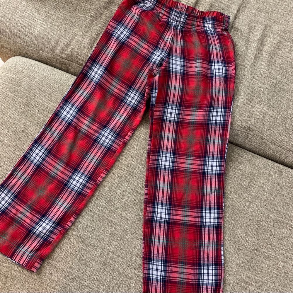 Girls flannel pants Jammies for Families size 10
